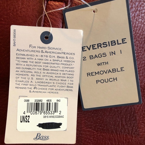 NWT Bass tote bag - Picture 3 of 13